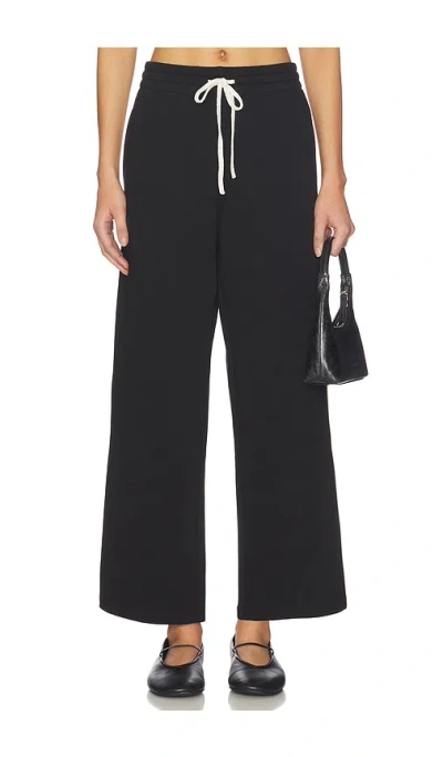 Perfectwhitetee Claud Travel Track Pant In Black