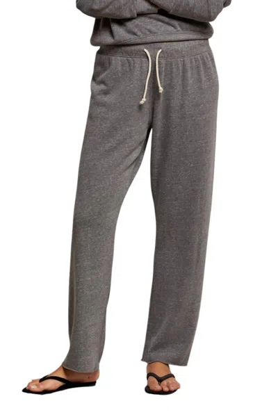 Perfectwhitetee Collins Cotton Fleece Straight Leg Sweatpant In Dark Heather Grey