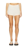 Perfectwhitetee Cotton Slub Mesh Shorts In 내추럴