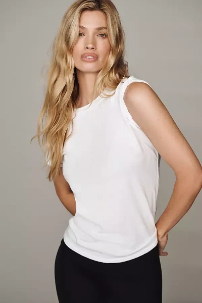 Perfectwhitetee Crew Baby Tee In White