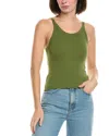 Perfectwhitetee Cropped Annie Tank In Green