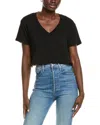 Perfectwhitetee Cropped T-shirt In Black