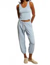 Perfectwhitetee Cruise Loop Terry Tank In Sky Blue In Blue