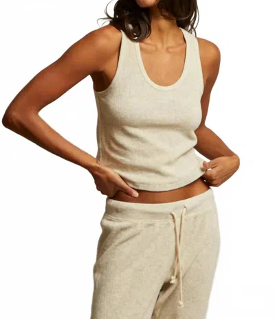 Perfectwhitetee Cruise Terry Tank Top In Oat In Brown