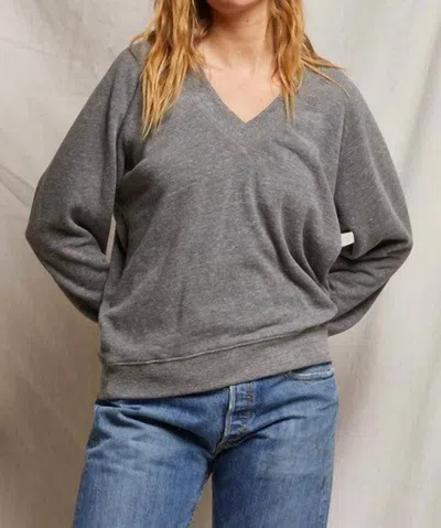 Perfectwhitetee Dakota Sweatshirt In Dark Heather Grey In Gray