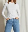 Perfectwhitetee Dionne Jersey Crewneck Tee In White