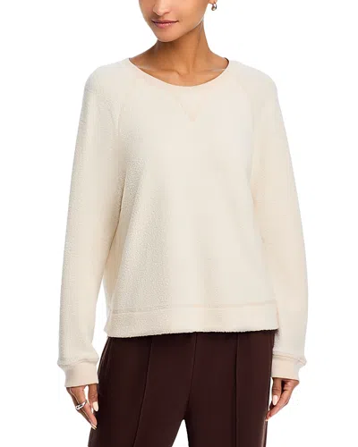 Perfectwhitetee Eden Fleece Sweatshirt In White