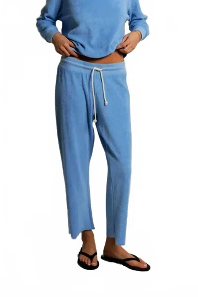 Perfectwhitetee Eliana Loop Terry Pant In Blue