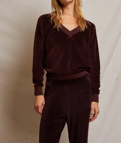 Perfectwhitetee Ember Tee In Blackberry In Multi