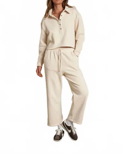 Perfectwhitetee Fallon Sweatpants In Sugar In Neutral