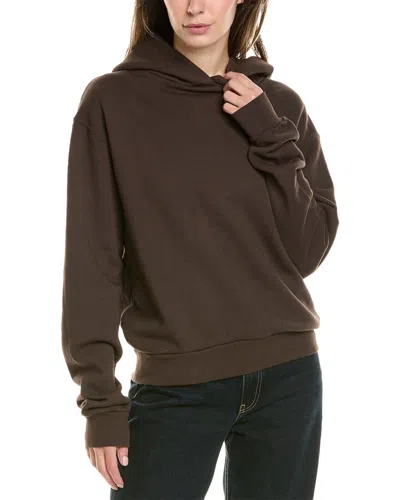 Perfectwhitetee Fleece Pullover Hoodie In Brown