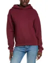 Perfectwhitetee Fleece Pullover Hoodie In Burgundy