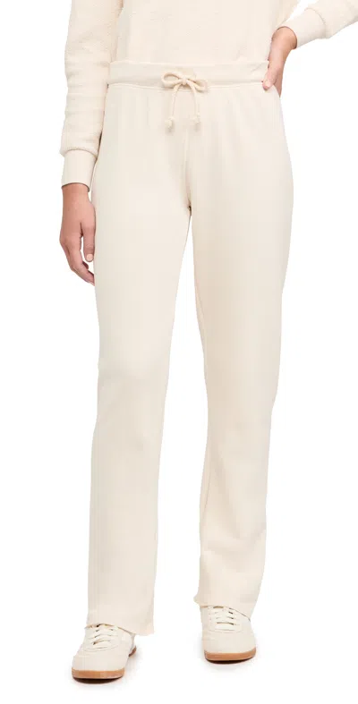 PERFECTWHITETEE FLEECE STRAIGHT LEG SWEATPANTS SUGAR