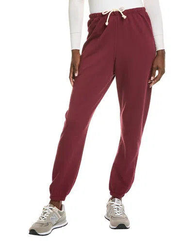 Perfectwhitetee French Terry Easy Sweatpant In Red