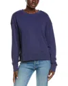 Perfectwhitetee French Terry Pullover Sweatshirt In Blue
