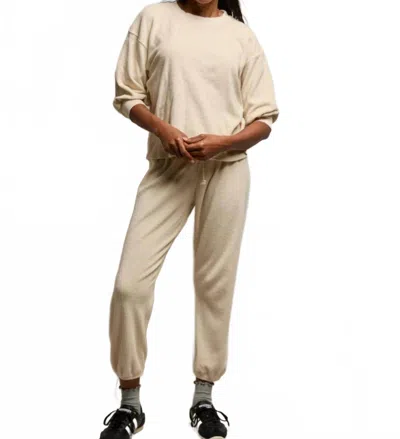 Perfectwhitetee Gogo Terry Jogger Pants In Sugar In Neutral