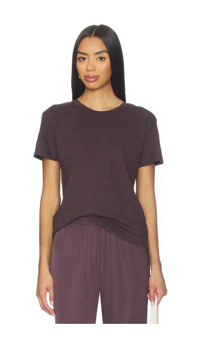 Perfectwhitetee Harley Boxy Crew Tee In Brown