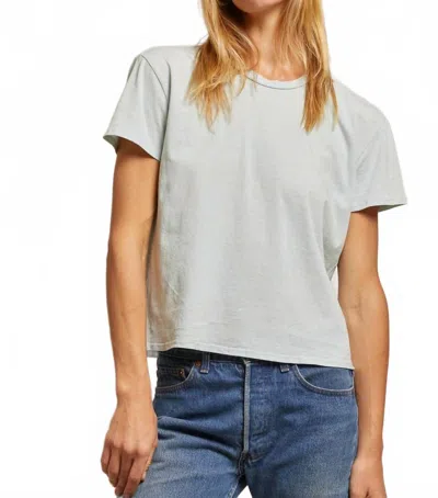 Perfectwhitetee Harley Boxy Crew Tee In Fresh Mint In Gray