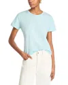 Perfectwhitetee Harley Boxy Tee In Iced Aqua