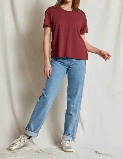 Perfectwhitetee Harley Tee In Cranberry