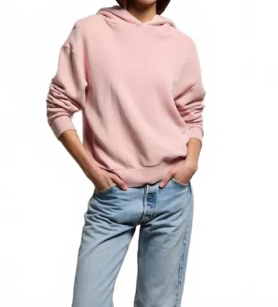 Perfectwhitetee Heart Cotton Fleece Sweatshirt In Vintage Pink