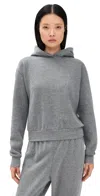 Perfectwhitetee Azalia Waffle Hoodie In Heather Grey In Gray