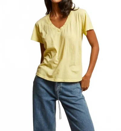 Perfectwhitetee Hendrix T-shirt In Banana In Yellow