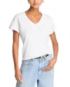 Perfectwhitetee Hendrix V Neck Tee In White