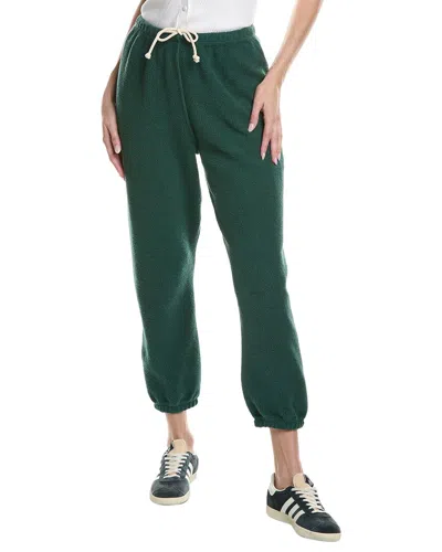 Perfectwhitetee Inside Out Fleece Jogger In Green