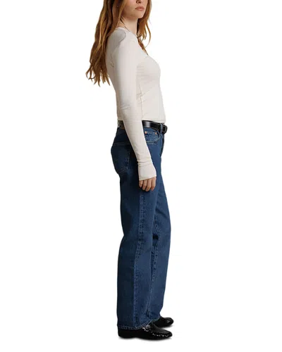 Perfectwhitetee Ivanna Micro Modal Cashmere Rib Long Sleeve Top In Multi
