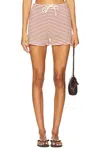 Perfectwhitetee Jace Terry Shorts In Poppy Chocolate In Multi