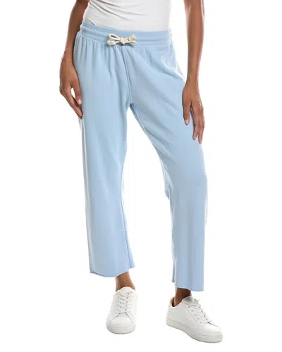 Perfectwhitetee Jamaica Beach Fleece Capri Pant In Blue