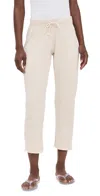 Perfectwhitetee Jamaica Beach Fleece Pants Sugar In Neutral