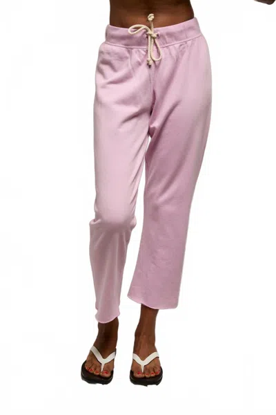 Perfectwhitetee Jamaica Beach Fleece Sweatpants In Sugar Pink In Purple