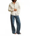 Perfectwhitetee James Button Down Shirt In Bright Ivory In Neutral