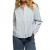 Perfectwhitetee James Button Down Shirt In Sky Blue In Blue