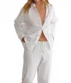 Perfectwhitetee James Chute Button Down Shirt In White In White