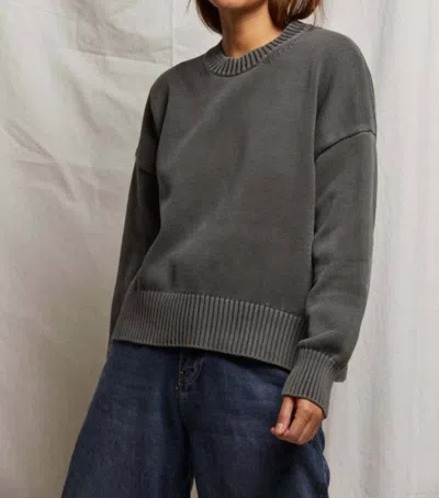 Perfectwhitetee Janet Sweater In Vintage Black