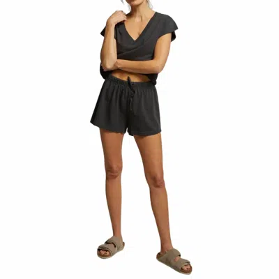 Perfectwhitetee Joel Pull-on Sweat Shorts In Black In Green