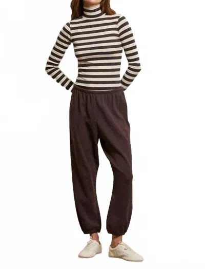 Perfectwhitetee Johnny Classic Style Sweatpants In Cocoa In Brown