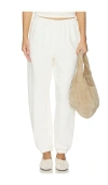 Perfectwhitetee Schlichte Sweatpants Johnny In White
