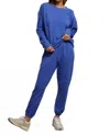 Perfectwhitetee Johnny Fleece Sweatpant In Violet Blue In Blue