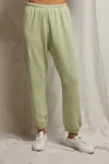 Perfectwhitetee Johnny French Terry Easy Sweatpant In Pistachio In White