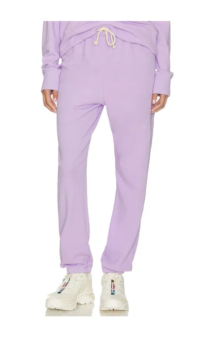 Perfectwhitetee Johnny 프렌치 테리 이지 스웨트팬츠 In Purple