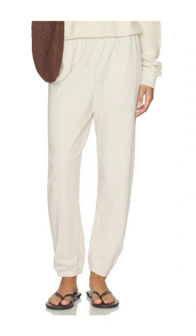 Perfectwhitetee Johnny French Terry Easy Sweatpant In White