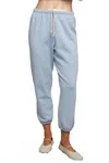 Perfectwhitetee Johnny French Terry Easy Sweatpants In Sky Blue In Blue
