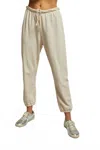 Perfectwhitetee Johnny French Terry Easy Sweatpants In Sugar In Neutral