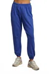 Perfectwhitetee Johnny French Terry Sweatpants In Violet Blue In Blue
