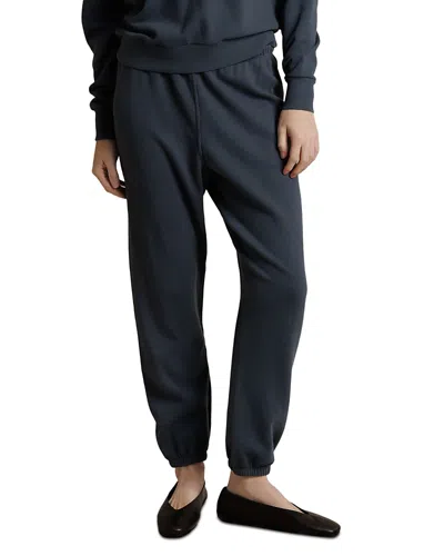 Perfectwhitetee Johnny Speckled French Terry Sweatpants In Black
