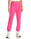 Perfectwhitetee Johnny French Terry Sweatpants In Pink Bloom In Red
